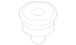 Body Mount Cushion Insulator - Left, Right