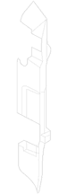 Door Hinge Cap Cover - Left