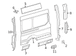 Body D-Pillar - Left, Rear, Outer