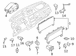 Instrument Panel Lens Fuel And Temperature Gauge Mask