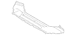 Radiator Support Air Deflector - Front