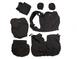 F-150 Crew Cab 2015-2020 Covercraft Rear Seat Covers 60/40 in Carhartt Gravel