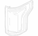 Tail Light Lamp - Left, Rear