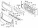 Grille Reinforcement - Front, Upper, Lower