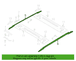 Roof Luggage Carrier Side Rail Rack - Right