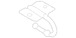 Frame Side Member Bracket Exhaust Pipe Mounting - Right, Rear