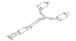 Exhaust Muffler Converter - 3.5L