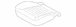 Seat Cover Cushion - Right, Front