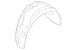 Quarter Panel Splash Shield Wheelhouse - Left, Inner