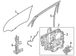 Window Channel Track - Left, Rear