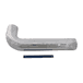 PIPE-EXHAUST 90DEG 5" STL CHR OD/ID