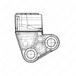 Charge Air Pipe Bracket