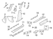 Body A-Pillar Trim Panel Windshield molding
