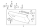 Glove Box Door Bumper Check Buffer - 11 X 13.2