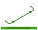 Suspension Stabilizer Bar - Rear 18 X 7.5 Alum Unique Pnt, 8 Cast Type 1