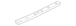Fender Rail Reinforcement Brace Floor Sidemember - Left, Front