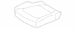 Seat Cover Cushion - Left, Front