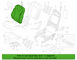 Seat Back Cushion Cover - Left, Front (S, SE)