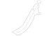 Fender Rail Bracket Support - Left, Front