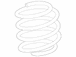 Coil Spring - Front 2.0L 7.5 x 17 235 / 65R AT