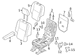 Seat Back Cushion Cover - Left, Rear