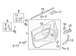Door Window Belt Weatherstrip - Left, Front, Driver