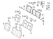 Seat Headrest Cover - Left, Right, Rear