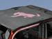 Bronco Horse Bimini Top Black with Pink for 2Dr Model