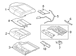 Seat Cover Cushion - Right, Front, Driver