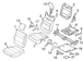 Seat Back Cushion Pad - Right, Rear