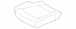 Seat Cover Cushion - Left, Front