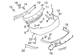 Bumper Trim Valance Panel - Right, Rear