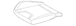Seat Cushion Foam Pad - Right, Front
