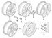 Wheel Rim 8.0 X 19 Chrome
