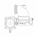 Valve and Actuator Assembly EGR Pneumatic Valve Series 60