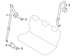 Seat Belt Lap and Shoulder Bolt Screw Washer - M10 x 35MM, Rear