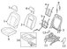Seat Back Cushion Cover - Front