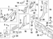 Door Pillar Post Trim Set Body Side Panel - Right, Inner
