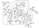 Fender Rail Reinforcement Bar - Right, Front