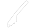 Body A-Pillar Trim Panel Windshield molding - Right