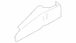 Seat Track Cover Bracket - Left, Rear
