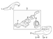 Steering Column Housing Turn Signal / Combination Lever