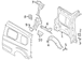 Quarter Panel Seal Insulator - Right, Inner