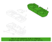 Seat Cover Cushion - Rear, Passenger
