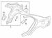 Quarter Panel Bodyside Reinforcement - Right, Inner