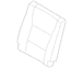 Seat Back Cushion Cover - Right, Rear (King Ranch)
