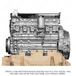 Remanufactured Long Block Engine MBE904 with EGR, Without Crankcase, Flywheel Housing (EPA04)