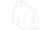 Dashboard Panel Bracket Steering Column Tube Guide - Front