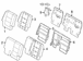 Seat Back Cushion Pad - Right, Rear