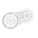 Automatic Tensioner for S60 14L Alternator Belt